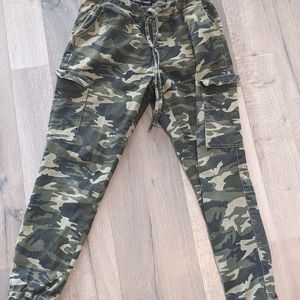 Almost Famous Army Camo Cargo Jogger Pants